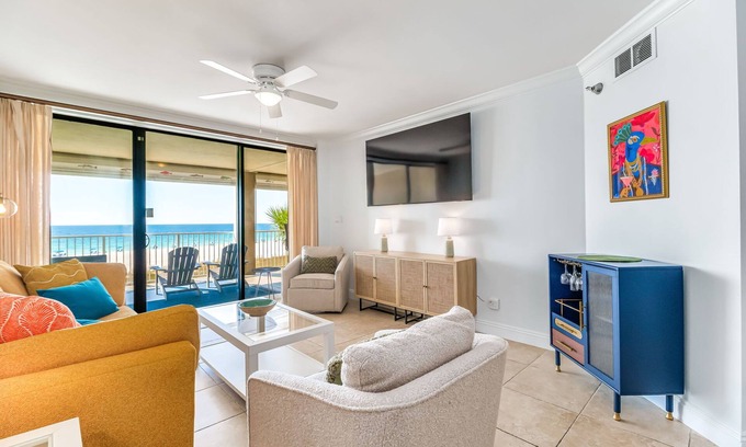 Orange Beach Condo | Beachfront OB 3BR Sleeps 8 Indoor Pool
