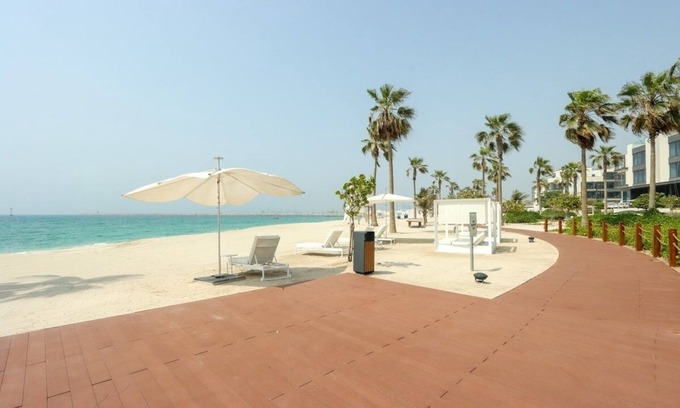 Dubai Apartment | Beachfront Ultra 4BR Duplex | Sea & Burj Views
