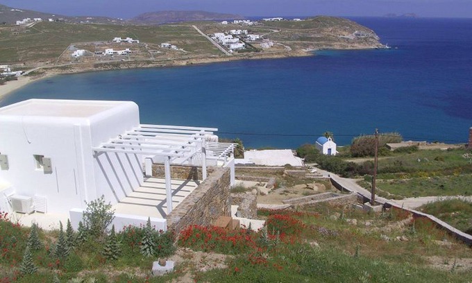 Xilokeratidi Villa | Beachfront villa,stunning seaview.Private.No conduct with other people.