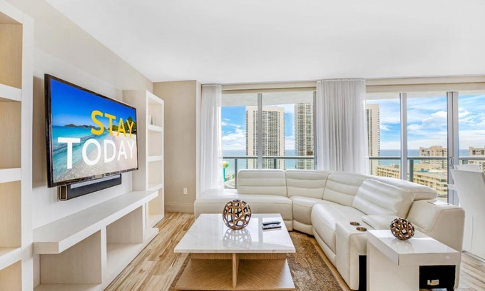 Hallandale Beach Apartment | Beachwalk Resort - BRIGHT OCEAN VIEW CONDO LUXURY 3BDR