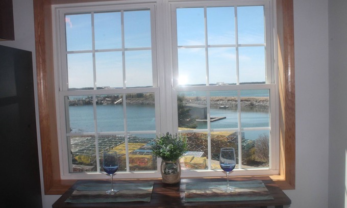 Washington County Apartment | Beals, ME ocean views, sunsets, lobster boats, lobster pound, peace & quiet