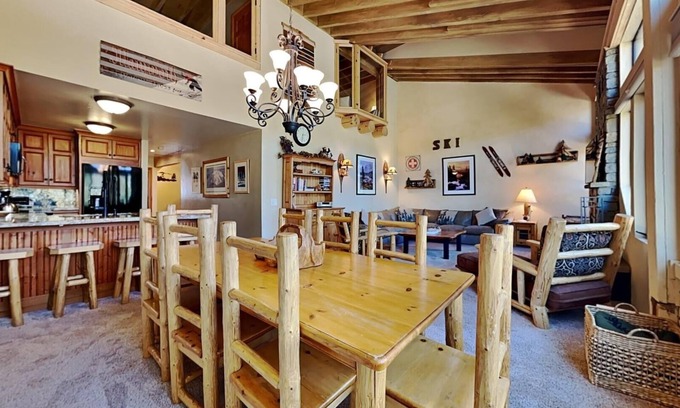Mammoth Lakes Condo | Beautiful 2 BR with 2 Full Lofts SLOPESIDE In Quiet Canyon Neighborhood! (Unit 662 at 1849) by RedAwning