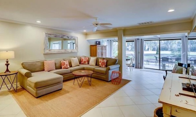 Palmetto Dunes Villa | Beautiful 2-Bdrm Villa w/ Full Kitchen & Private Patio w/ Lush Golf Views