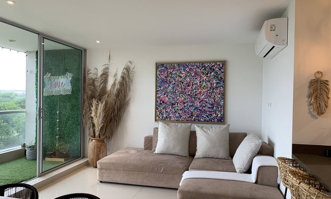 Sur Occidente Apartment | Beautiful boho apartment in the best location in Barranquilla!