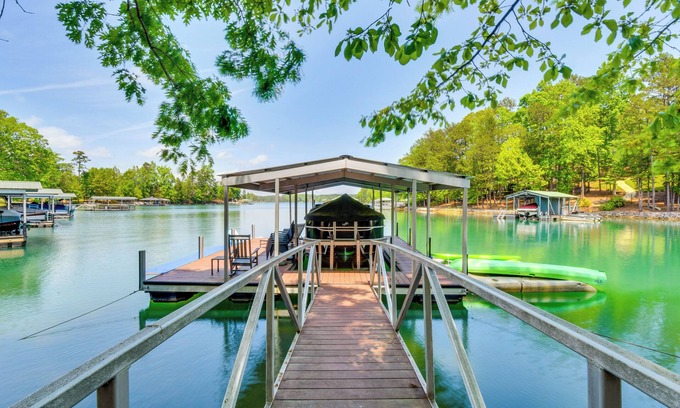 Seneca Cottage | Beautiful Lake Keowee Home w/Boat Dock & Fire Pit