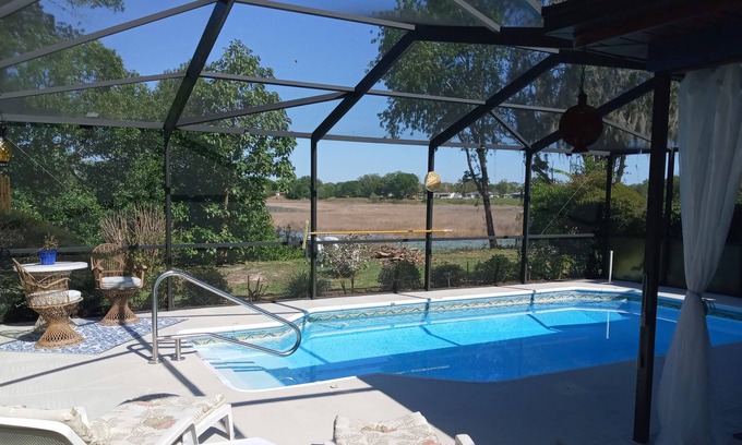 Spring Hill House | Beautiful Lakeside Home With Pool and Lanai!