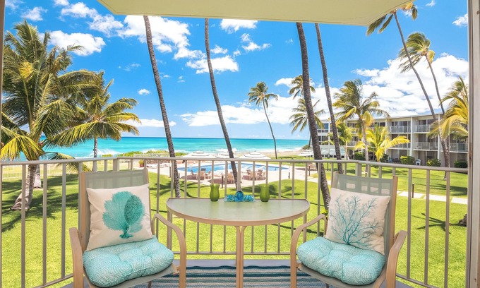 Maili Condo | Beautiful Oceanfront Condo, Newly Renovated and Amazing Sunsets Every Night!