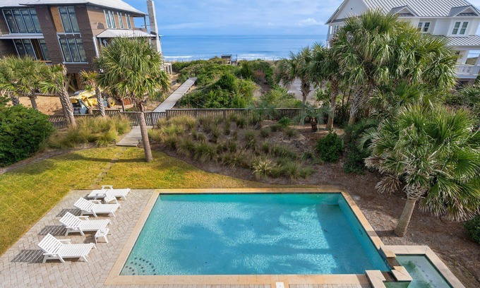 Debordieu Colony House | Beautiful Oceanfront home with a pool