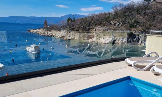 Zurkovo Villa | Beautiful pool villa on the beach, sleeps 8