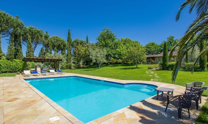 Bibbona House | Beautiful private villa for 8 people with WIFI, hot tub, private pool, TV, patio and pets allowed