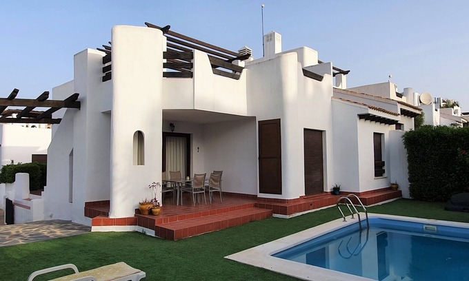 Vera Villa | Beautiful Spanish Villa with private pool and roof terrace