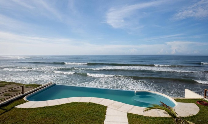 La Union Villa | Beautiful Villa !3br/3bath with POOL ! OCEAN FRONT! AT RANCHO SURF POINT!