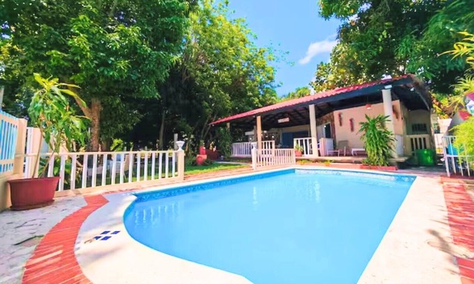 Sabana Palenque Villa | Beauty Beachfront Villa 5 rooms, with Pool, Jacuzzi, AC, Wifi, BBQ, Beach Access