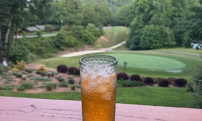 Lake Lure House | Behind The Gates At Rumbling Bald On The 12th Green!