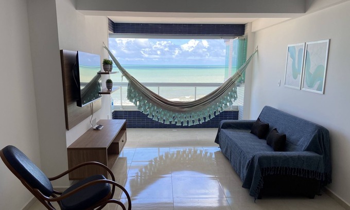 Bessa Apartment | Bela Hospedagem - Flat w/ 2 suites and wi-fi - Pé na sandy do Bessa