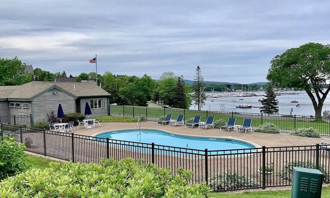 Southwest Harbor Condo | Best views on MDI - 2 bedroom 2 bath condo - waterfront with in ground pool