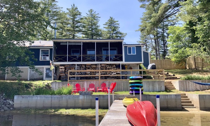 Lochmere Cottage | Big Pine Lakefront Cottage with Dock, Fire Pit & BBQ