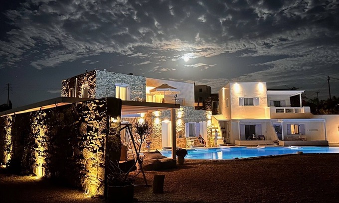 Adamas Apartment | BLU 2 Pool front traditional studio with excellent sea view ΜΑΓ 1304295