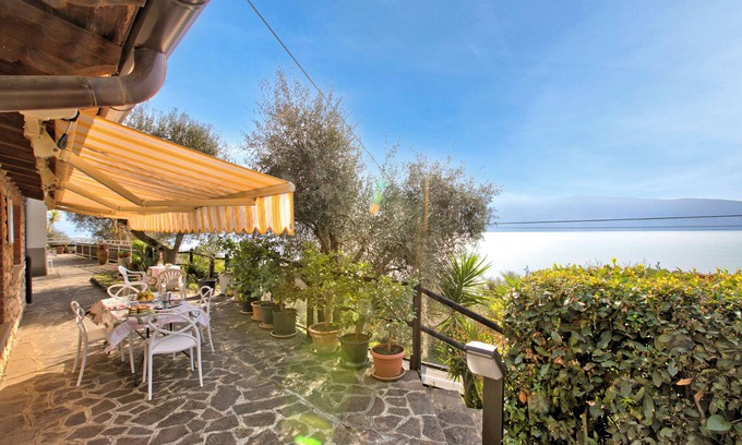 Gargnano Apartment | Blu Lavanda Lakeview Terrace + Garden, Gargnano, Italy