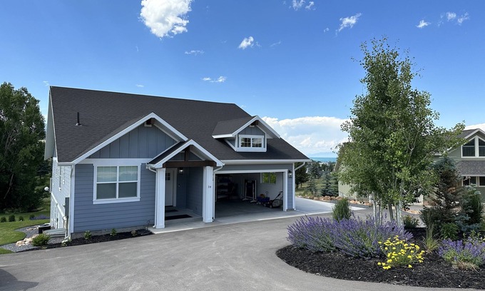 Sweetwater House | Blue Lake Retreat - fully-landscaped home sits on 2nd tee of Bear Lake G.C.
