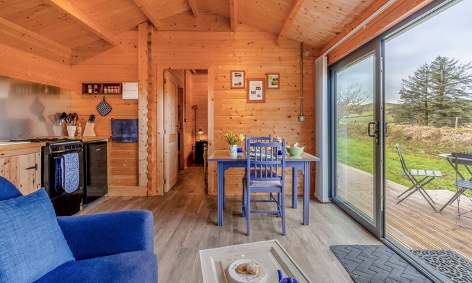 Devils Bridge House | Bluebell Cabin - One Bedroom House, Sleeps 2