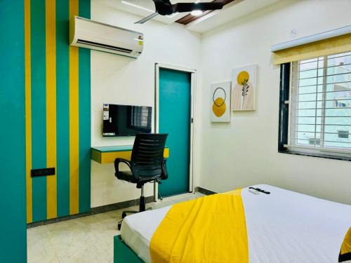 Gachibowli Apartment | BluO 3BHK Gachibowli - Kitchen, Lift, Parking