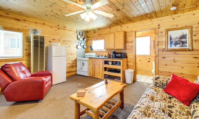 Garrison Cabin | Boat + Fish on Mille Lacs Lake: ‘Walleye Cabin’