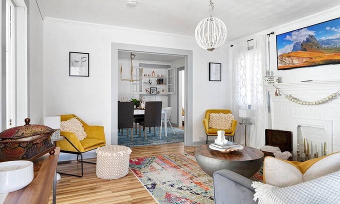 Kannapolis House | Bohemian Styled Home with Bonus Game Room