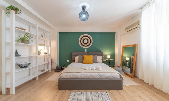 Koukaki Apartment | Boho Chic Apartment Under Acropolis