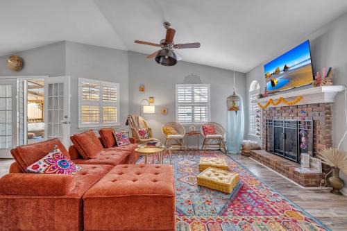 Tallahassee House | Boho Indian Oasis: 3bd - Pool - Tranquil Retreat