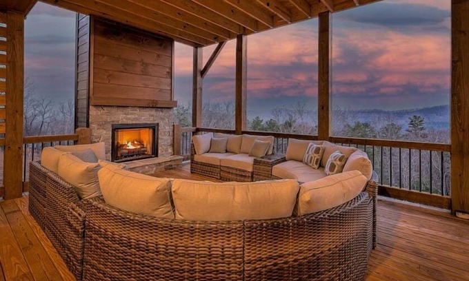 Morganton Cabin | Boundless Views - Pet Friendly | Hot Tub | Panoramic Mountain Views