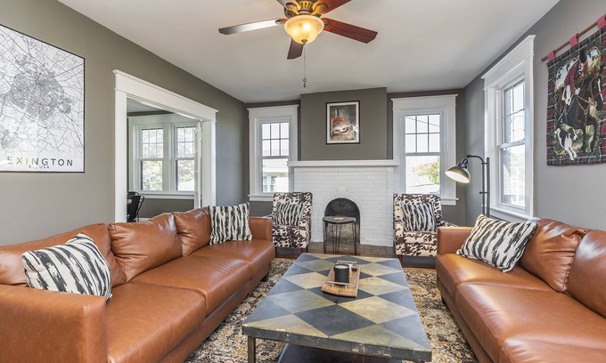 Hollywood - Mt. Vernon House | Bourbon n Horses themed 3B/2Ba home in beautiful Chevy Chase neighborhood!