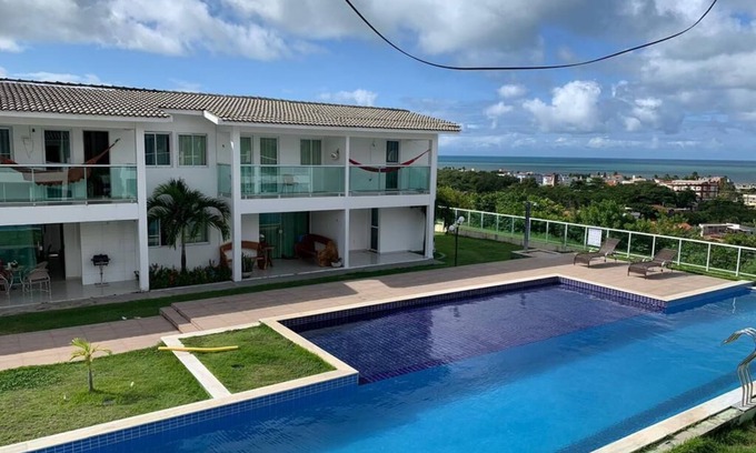 Village Jacuma House | Bangalô Maravilhoso no Litoral sul da Paraíba, Vista p/o Mar, Ótima Localização