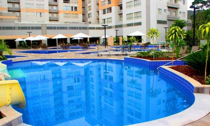 Pousada do Rio Quente Apartment | Experimente o Park Veredas Flat - ao Lado do Hot Park com Vistas Para a Piscina
