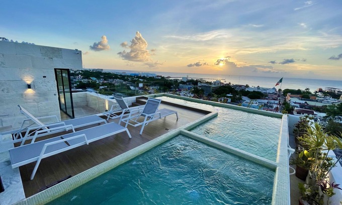 Colonia Centro Condo | Brand new 2Br/2Ba - 6th floor downtown Cozumel!