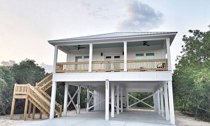Surf Side Shores House | Brand New Home! Short Walk to Private Beach!