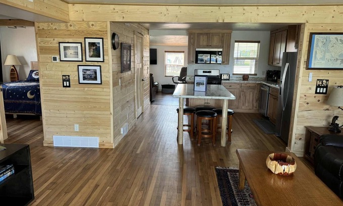 Sturgeon Bay House | Breathtaking sunrises from the porch of this 2 bedroom waterview home!