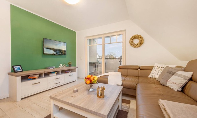 Zingst Apartment | Bright, modern vacation apartment with upscale furnishings and a view of the Bodden