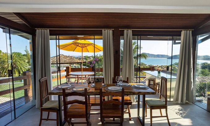 Ferradurinha House | Bz20 Geribá with panoramic views! 6 bedrooms