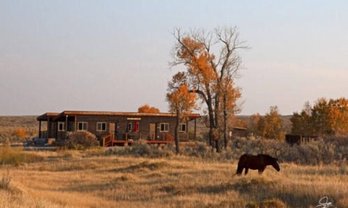 Riverton Cabin | C2: Modern cabin on Wind River on working cattle ranch