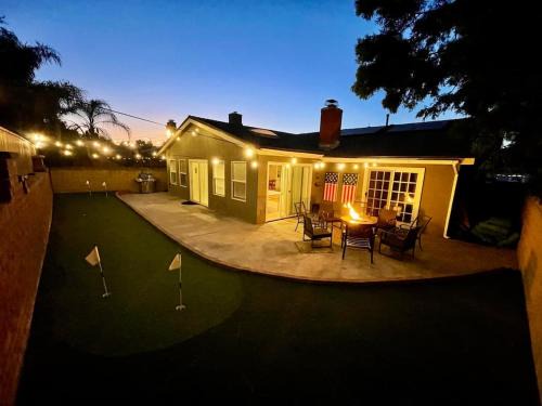El Dorado House | CA4 House Family Oasis Golf Fire Pit & Games