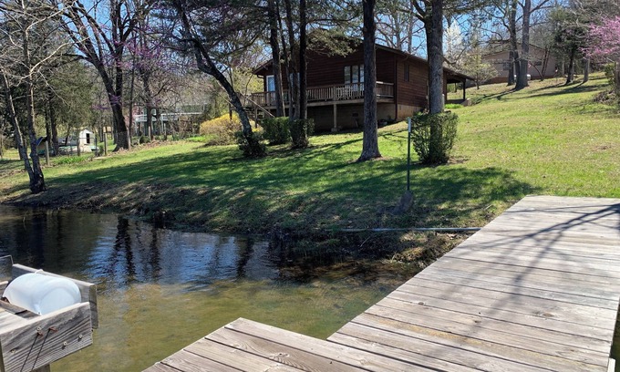 Hardy Cabin | Cabin in Hardy on Kiwanie Lake with fishing boat & kayak, near Spring River