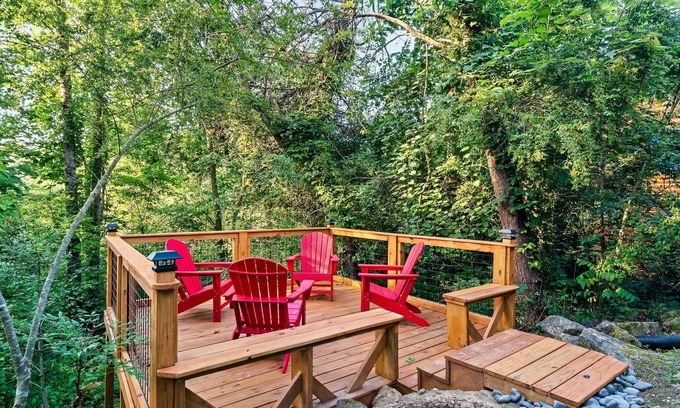 Sevierville Cabin | Cabin-king master, 2 bath, private loft w/queen & twin, HOT TUB, flat driveway
