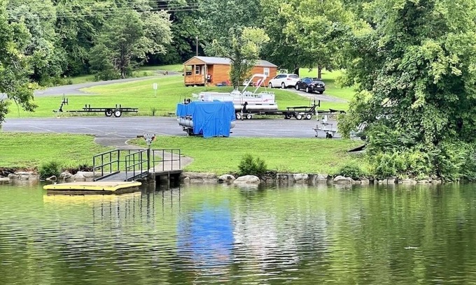 Chestnut Mound Cabin | Cabin w/Views of the Foothills of the Mountains on Lake; Near Waterfalls.