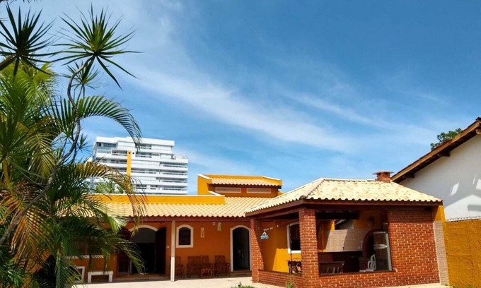 Jardim Neptunia House | Canton of Indaiá in Bertioga, less than 1 minute from the beach!