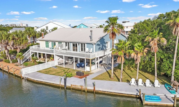 Ono Island House | Captain's Cove 4BR 3Bath Water View, Pickleball, Private Beach