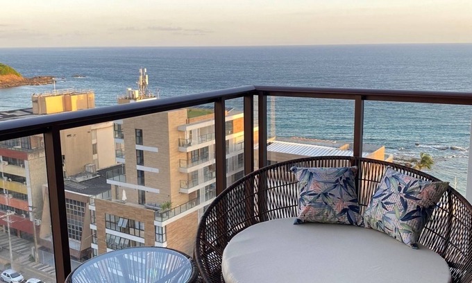 Barra Apartment | Carnaval Salvador Studio 1/4 Vista Mar 500m do Farol da Barra