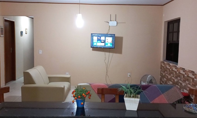 Jabaquara House | Casa 3 Quartos Para Famílias, Próximo da Praia e com ar Condicionado