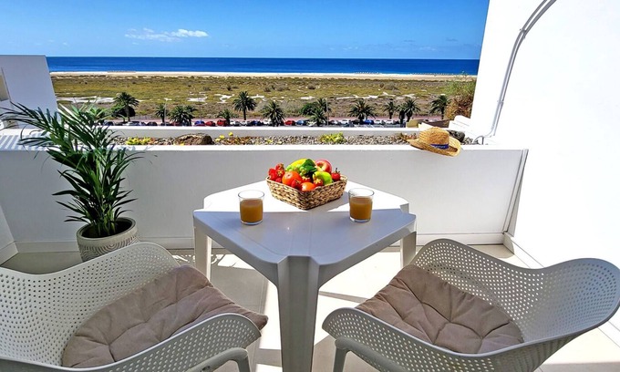 Solana del Matorral Apartment | Casa Atlantica, Morro Jable Jandia, Meerblick, Balkon
