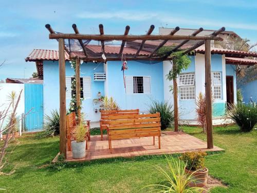 Londrina House | Casa Azul Antares 3 Quartos - Pet Friendly